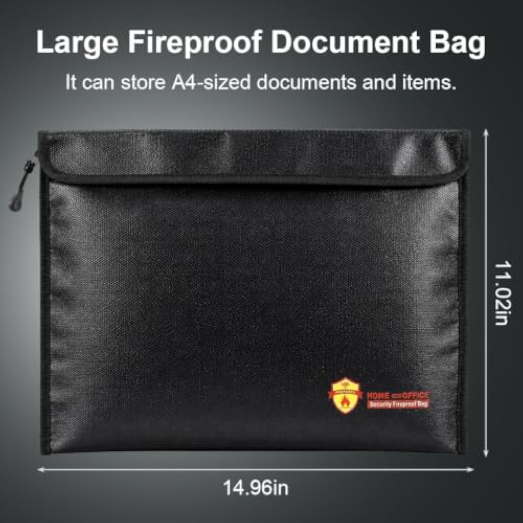 Fireproof Document Bag, Waterproof File Organizer